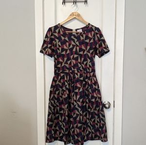 LuLaRoe Amelia Dress Geometric Print